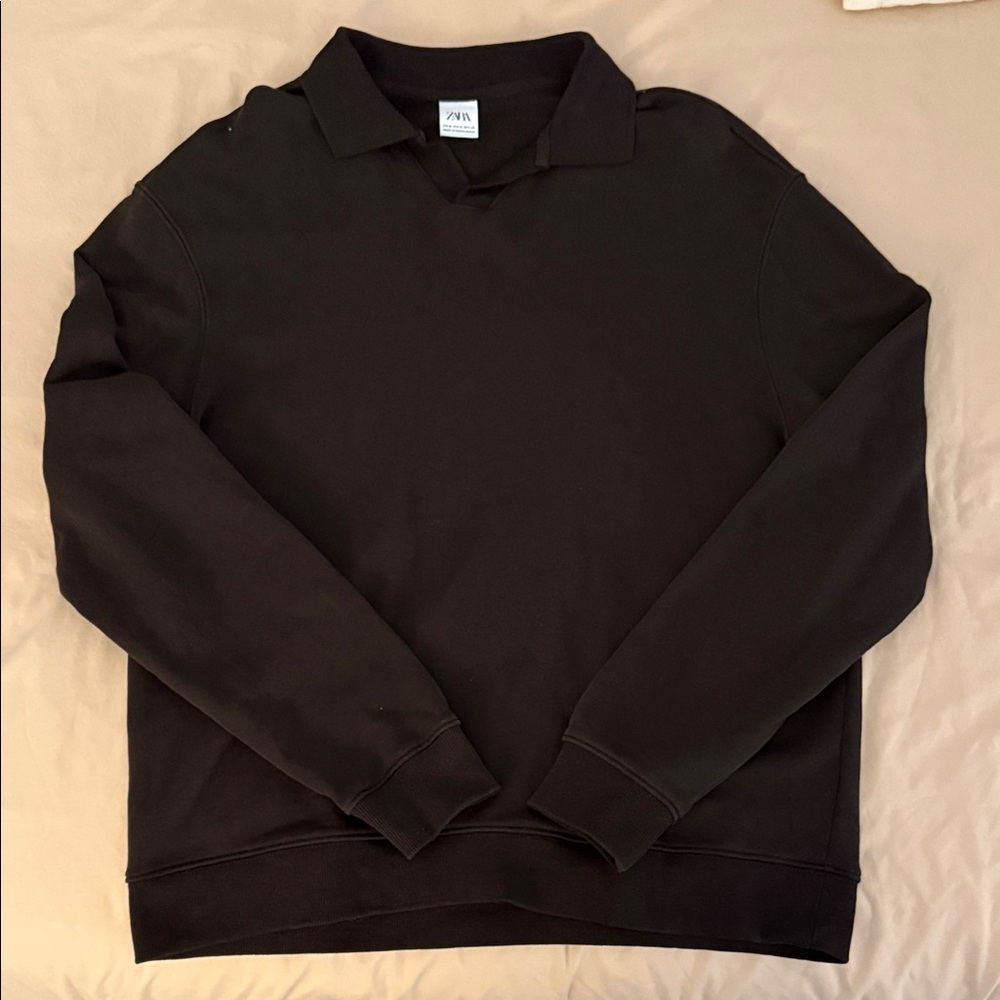 Zara Dark Brown Polo Shirt